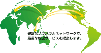 豊富なノウハウとネットワークで、最適な物流サービスを提案します。